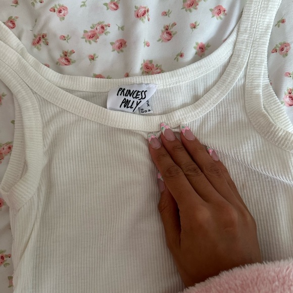 Princess Polly White tank - Picture 1 of 3
